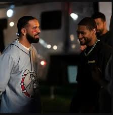 Drake backstage